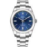 Rolex Oyster Perpetual 39 Blue Dial Men's Watch 114300-0003